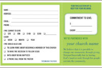 Pledge Card | Card Templates Printable, Card Templates Free With Professional Church Pledge Card Template