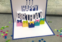 Pop Up Birthday Cake Card Tutorial With Kathy – Lori Whitlock Intended For Happy Birthday Pop Up Card Free Template