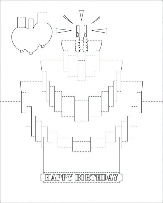 Pop Up Birthday Card Template Free Printable Pop Up Birthday Throughout 11+ Pop Up Card Templates Free Printable
