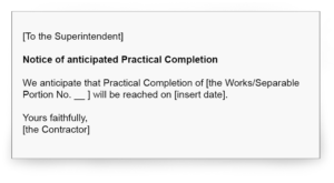 Practical Completion Certificate Template Uk (2) Templates For Best Practical Completion Certificate Template Uk