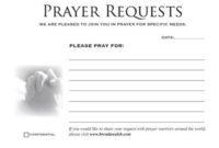 Prayer Request Cards Free Printables | Prayer Card Printable Within Professional Prayer Card Template For Word