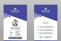 Premium Psd | Id Card Template In Id Card Design Template Psd Free Download