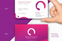 Premium Vector | Beauty Business Card Template For Salon In Hairdresser Business Card Templates Free