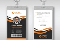 Premium Vector | Creative Modern Id Card Template With Regarding Professional Conference Id Card Template