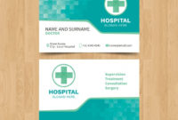 Premium Vector | Medical Business Card Template With Modern For Quality Medical Business Cards Templates Free