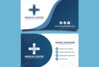 Premium Vector | Medical Business Card Template With Modern In Quality Medical Business Cards Templates Free