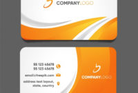Premium Vector | Modern Business Card Template With Abstract Within Modern Business Card Design Templates