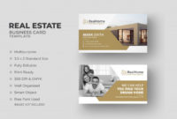Premium Vector | Real Estate Business Card Template For Real Estate Business Cards Templates Free