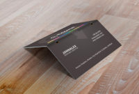 Print Foldover Business Cards Online Within Printable Fold Over Business Card Template