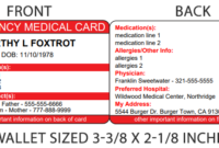 Print Your Free Epilepsy Id Card | Epilepsywalletcard Inside Medical Alert Wallet Card Template