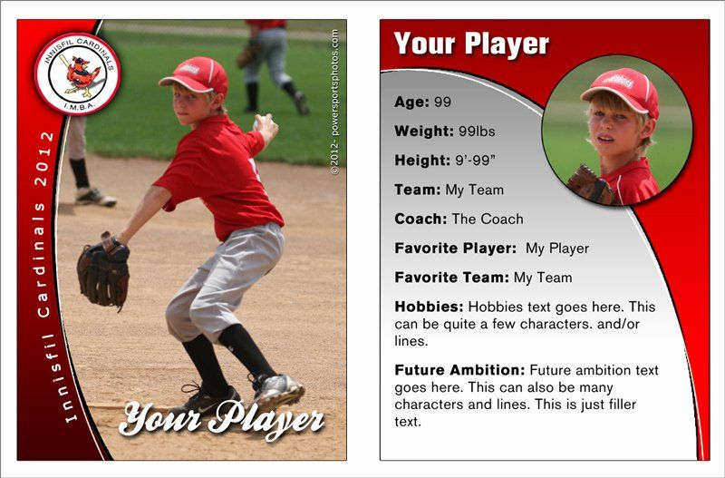 Printable Baseball Card Template Unique Free Baseball Card Throughout Printable Custom Baseball Cards Template