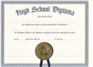 Printable Certificate Templates | High School Diploma, Free With Regard To Ged Certificate Template