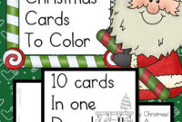Printable Christmas Cards To Color – Fun Craft For Kids Within Print Your Own Christmas Cards Templates
