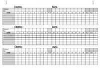 Printable Golf Scorecards Print Golf Scorecard | Golf Pertaining To Golf Score Cards Template