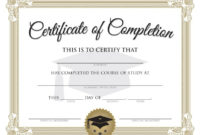Printable Graduation Certificate Template Diploma (792 Inside 11+ Graduation Certificate Template Word