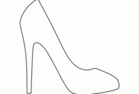 Printable High Heel Template | Shoe Template, High Heels Pertaining To High Heel Shoe Template For Card