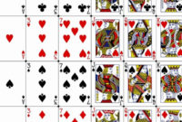 Printable Playing Cards Template Fresh 30 Playing Card In Template For Playing Cards Printable