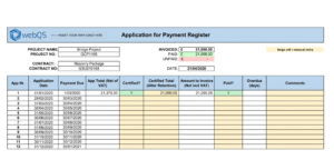 Progress Payment / Payment Schedule Excel Template Webqs Throughout Certificate Of Payment Template