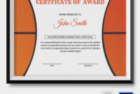 Psd | Free & Premium Templates | Basketball Awards, Awards With Basketball Certificate Template