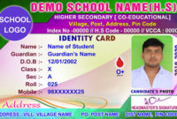 Psd School Id Card Design Throughout Free College Id Card Template Psd