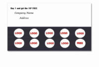 Punch Card Template Free Downloads Fresh Punch Card Pertaining To Professional Free Printable Punch Card Template