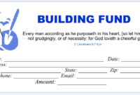 Quotes About Building Funds (32 Quotes) With 11+ Building Fund Pledge Card Template
