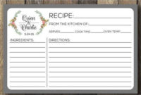 Recipe Card Template 10+ Free Pdf Download | Free Intended For Microsoft Word Recipe Card Template