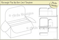 Rectangle Pop Up Box Card Cu Template Intended For Pop Up Card Box Template
