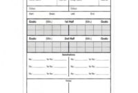 Referee Match Report Card | Report Card Template, Card Inside Soccer Referee Game Card Template