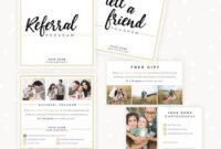 Referral Cards, Referral Card Template, Referral Program For Printable Referral Card Template Free