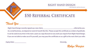 Referral Certificate Template (2) Templates Example Inside Referral Certificate Template