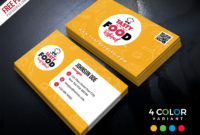 Restaurant Business Card Free Psd Bundle | Psdfreebies Pertaining To Food Business Cards Templates Free