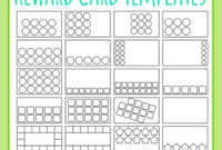 Reward / Loyalty Card Templates Clip Art Set For Commercial Use In Reward Punch Card Template