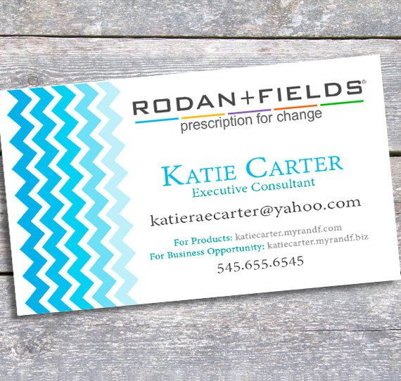 Rodan And Fields Business Card Printable Digital | Rodan Intended For Best Rodan And Fields Business Card Template