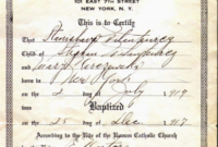 Roman Catholic Baptism Certificate Template New Baptism Within Professional Roman Catholic Baptism Certificate Template