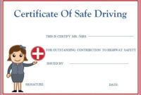 Safe Driving Certificates | Certificate Templates, Printable With Regard To Best Safe Driving Certificate Template