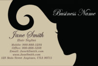 Salon Business Cards Business Card Tips Inside Hair Salon Business Card Template