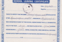 School Leaving Certificate Template (7) Templates Example Throughout School Leaving Certificate Template