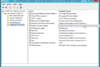 Server 2012 Configuration Certificate Templates Pertaining To 11+ Certificate Authority Templates