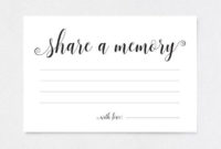 Share A Memory Card Share A Memory Printable Memory Cards Throughout Quality In Memory Cards Templates
