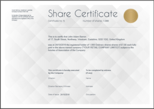 Share Certificate Template: What Needs To Be Included Regarding Free Share Certificate Template Companies House