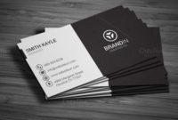 Simple Black & White Business Card | Business Card Design With Quality Black And White Business Cards Templates Free