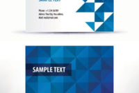 Simple Pattern Business Card Template | Visitenkarten With 11+ Calling Card Free Template