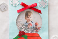 Snow Globe Template Card The Best Ideas For Kids Within Diy Christmas Card Templates