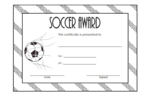 Soccer Award Certificate Template Free 2 In 2020 | Soccer Pertaining To Professional Soccer Award Certificate Templates Free