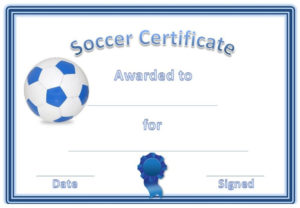 Soccer Award Certificates | Soccer Awards, Soccer, Award Inside Soccer Award Certificate Templates Free