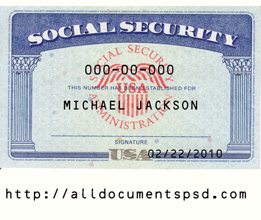 Social Security Card Template Psd | Only $25 Regarding 11+ Fake Social Security Card Template Download