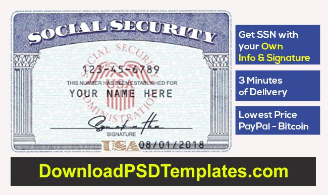 Social Security Card With My Own Information In 2020 | Card Throughout 11+ Fake Social Security Card Template Download