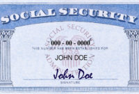 Social Security Number • Center For Global Education & Field Inside Quality Ssn Card Template