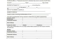 South Africa Format Fill Online, Printable, Fillable For Best South African Birth Certificate Template
